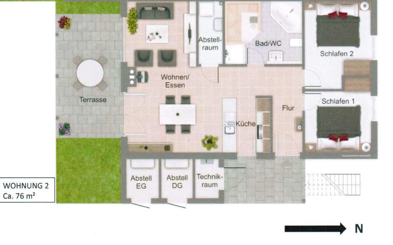 5*Ferienwohnung Seeblick 2 Вендиш-Риц Экстерьер фото